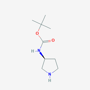 molecular formula C9H18N2O2 B051656 (S)-3-(Boc-氨基)吡咯烷 CAS No. 122536-76-9