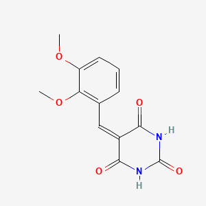 5-(2,3-dimethoxybenzylidene)-2,4,6(1H,3H,5H)-pyrimidinetrione