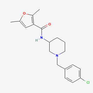 N-[1-(4-chlorobenzyl)-3-piperidinyl]-2,5-dimethyl-3-furamide