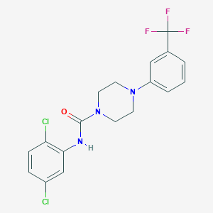 N-(2,5-dichlorophenyl)-4-[3-(trifluoromethyl)phenyl]-1-piperazinecarboxamide