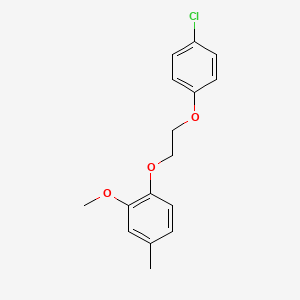 1-[2-(4-chlorophenoxy)ethoxy]-2-methoxy-4-methylbenzene