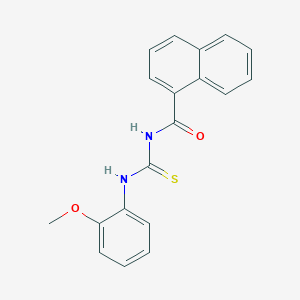 N-{[(2-methoxyphenyl)amino]carbonothioyl}-1-naphthamide