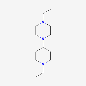 1-ethyl-4-(1-ethyl-4-piperidinyl)piperazine