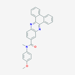 N-(4-methoxyphenyl)-N-methyldibenzo[a,c]phenazine-11-carboxamide