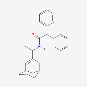 N-[1-(1-adamantyl)ethyl]-2,2-diphenylacetamide