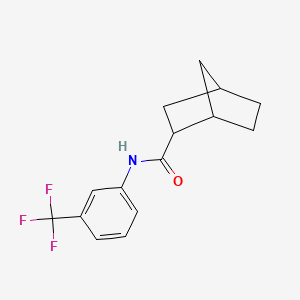 N-[3-(trifluoromethyl)phenyl]bicyclo[2.2.1]heptane-2-carboxamide