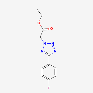 ethyl [5-(4-fluorophenyl)-2H-tetrazol-2-yl]acetate