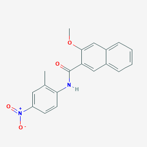 3-methoxy-N-(2-methyl-4-nitrophenyl)-2-naphthamide