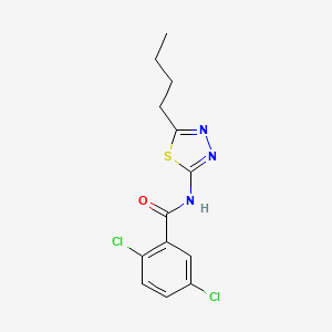 molecular formula C13H13Cl2N3OS B5166149 N-(5-butyl-1,3,4-thiadiazol-2-yl)-2,5-dichlorobenzamide 