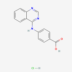 4-(4-quinazolinylamino)benzoic acid hydrochloride