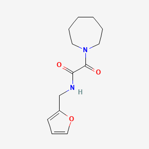 molecular formula C13H18N2O3 B5166377 2-(azepan-1-yl)-N-(furan-2-ylmethyl)-2-oxoacetamide 