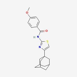 N-[4-(1-adamantyl)-1,3-thiazol-2-yl]-4-methoxybenzamide