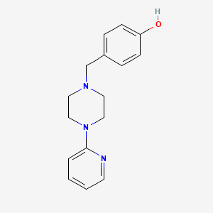 4-{[4-(2-pyridinyl)-1-piperazinyl]methyl}phenol