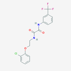 N-[2-(2-chlorophenoxy)ethyl]-N'-[3-(trifluoromethyl)phenyl]ethanediamide