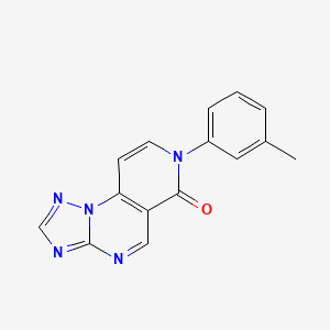 7-(3-methylphenyl)pyrido[3,4-e][1,2,4]triazolo[1,5-a]pyrimidin-6(7H)-one