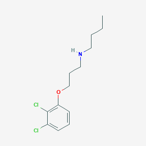 molecular formula C13H19Cl2NO B5166525 N-[3-(2,3-dichlorophenoxy)propyl]-1-butanamine 