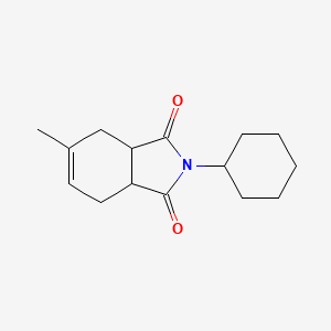 2-cyclohexyl-5-methyl-3a,4,7,7a-tetrahydro-1H-isoindole-1,3(2H)-dione