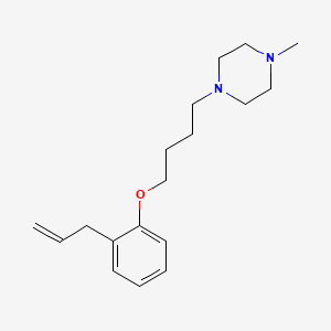 1-methyl-4-[4-(2-prop-2-enylphenoxy)butyl]piperazine