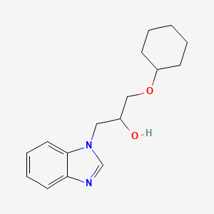 1-(1H-benzimidazol-1-yl)-3-(cyclohexyloxy)-2-propanol