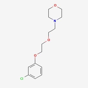 4-{2-[2-(3-chlorophenoxy)ethoxy]ethyl}morpholine