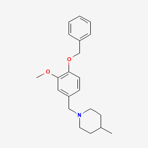 1-[4-(benzyloxy)-3-methoxybenzyl]-4-methylpiperidine