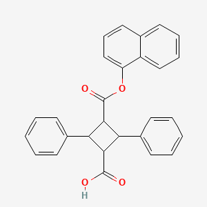 3-[(1-naphthyloxy)carbonyl]-2,4-diphenylcyclobutanecarboxylic acid