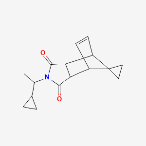 4'-(1-cyclopropylethyl)-4'-azaspiro[cyclopropane-1,10'-tricyclo[5.2.1.0~2,6~]decane]-8'-ene-3',5'-dione