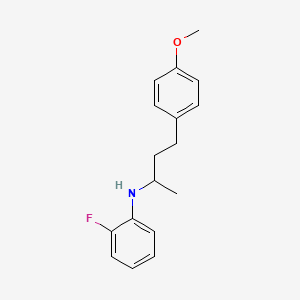 (2-fluorophenyl)[3-(4-methoxyphenyl)-1-methylpropyl]amine