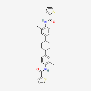 N,N'-[1,4-cyclohexanediylbis(2-methyl-4,1-phenylene)]di(2-thiophenecarboxamide)