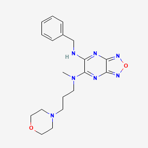 N'-benzyl-N-methyl-N-[3-(4-morpholinyl)propyl][1,2,5]oxadiazolo[3,4-b]pyrazine-5,6-diamine