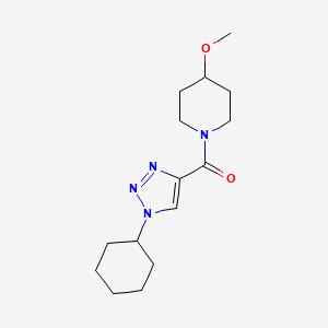 1-[(1-cyclohexyl-1H-1,2,3-triazol-4-yl)carbonyl]-4-methoxypiperidine