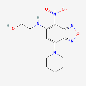 2-{[4-nitro-7-(1-piperidinyl)-2,1,3-benzoxadiazol-5-yl]amino}ethanol