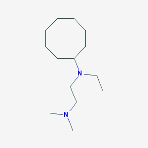 molecular formula C14H30N2 B5166988 N-cyclooctyl-N-ethyl-N',N'-dimethyl-1,2-ethanediamine 