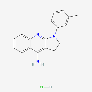 1-(3-methylphenyl)-2,3-dihydro-1H-pyrrolo[2,3-b]quinolin-4-amine hydrochloride