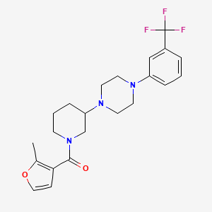 1-[1-(2-methyl-3-furoyl)-3-piperidinyl]-4-[3-(trifluoromethyl)phenyl]piperazine