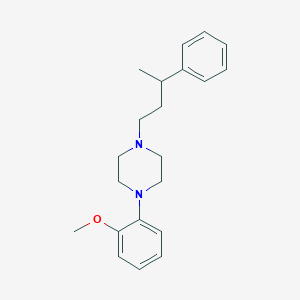 1-(2-methoxyphenyl)-4-(3-phenylbutyl)piperazine