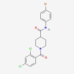 N-(4-bromophenyl)-1-(2,4-dichlorobenzoyl)-4-piperidinecarboxamide