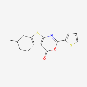 7-methyl-2-(2-thienyl)-5,6,7,8-tetrahydro-4H-[1]benzothieno[2,3-d][1,3]oxazin-4-one