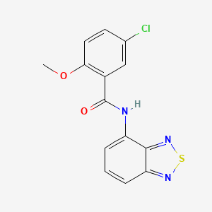 N-2,1,3-benzothiadiazol-4-yl-5-chloro-2-methoxybenzamide