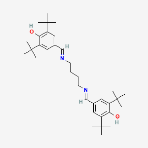 4,4'-[1,4-butanediylbis(nitrilomethylylidene)]bis(2,6-di-tert-butylphenol)