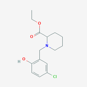 ethyl 1-(5-chloro-2-hydroxybenzyl)-2-piperidinecarboxylate