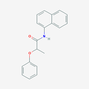 molecular formula C19H17NO2 B5167489 N-1-naphthyl-2-phenoxypropanamide 