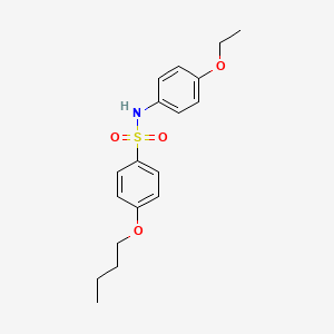 molecular formula C18H23NO4S B5167526 4-butoxy-N-(4-ethoxyphenyl)benzenesulfonamide 