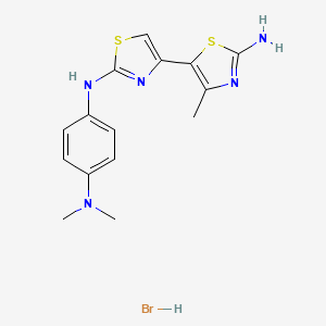 molecular formula C15H18BrN5S2 B5167558 N~2~-[4-(dimethylamino)phenyl]-4'-methyl-4,5'-bi-1,3-thiazole-2,2'-diamine hydrobromide 