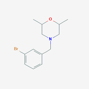 4-[(3-Bromophenyl)methyl]-2,6-dimethylmorpholine