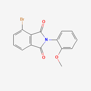 molecular formula C15H10BrNO3 B5167824 4-bromo-2-(2-methoxyphenyl)-1H-isoindole-1,3(2H)-dione 