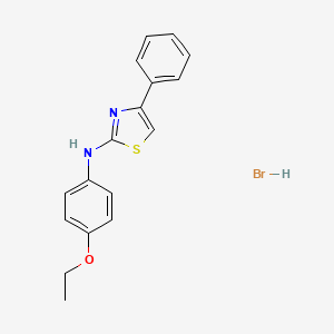 N-(4-ethoxyphenyl)-4-phenyl-1,3-thiazol-2-amine hydrobromide