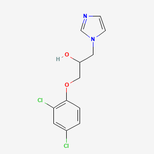 molecular formula C12H12Cl2N2O2 B5167934 1-(2,4-dichlorophenoxy)-3-(1H-imidazol-1-yl)-2-propanol 