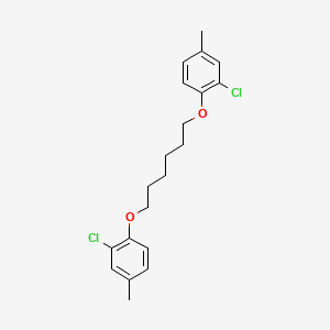 molecular formula C20H24Cl2O2 B5167955 1,1'-[1,6-hexanediylbis(oxy)]bis(2-chloro-4-methylbenzene) 