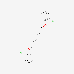 2-Chloro-1-[6-(2-chloro-4-methylphenoxy)hexoxy]-4-methylbenzene